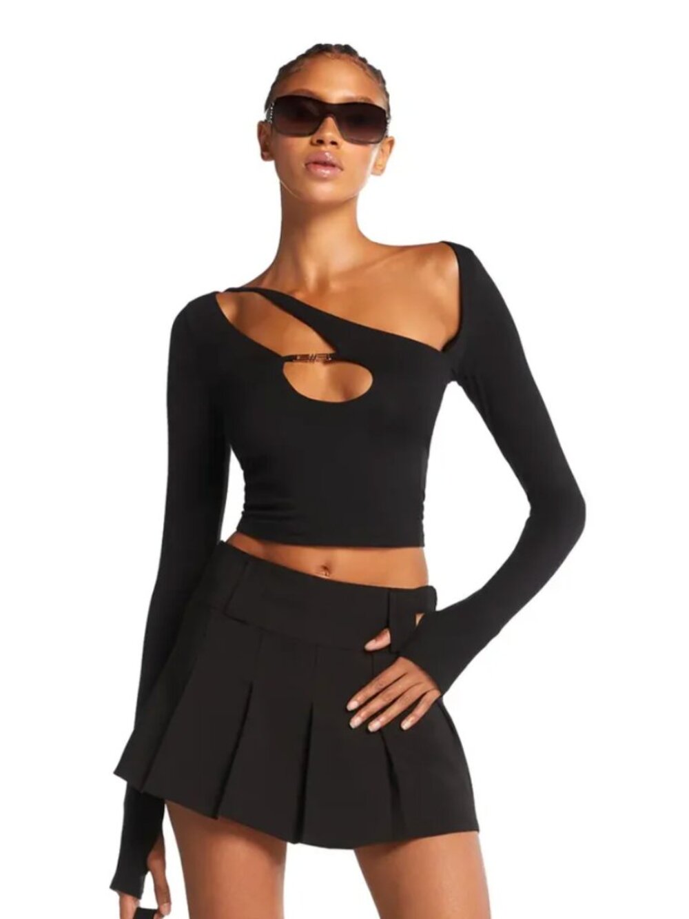 I AM GIA Sexy Black Top